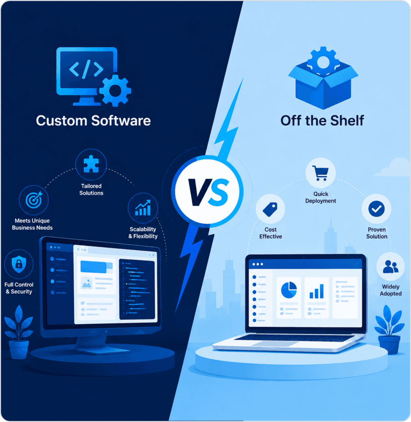 Custom Software vs Off the Shelf