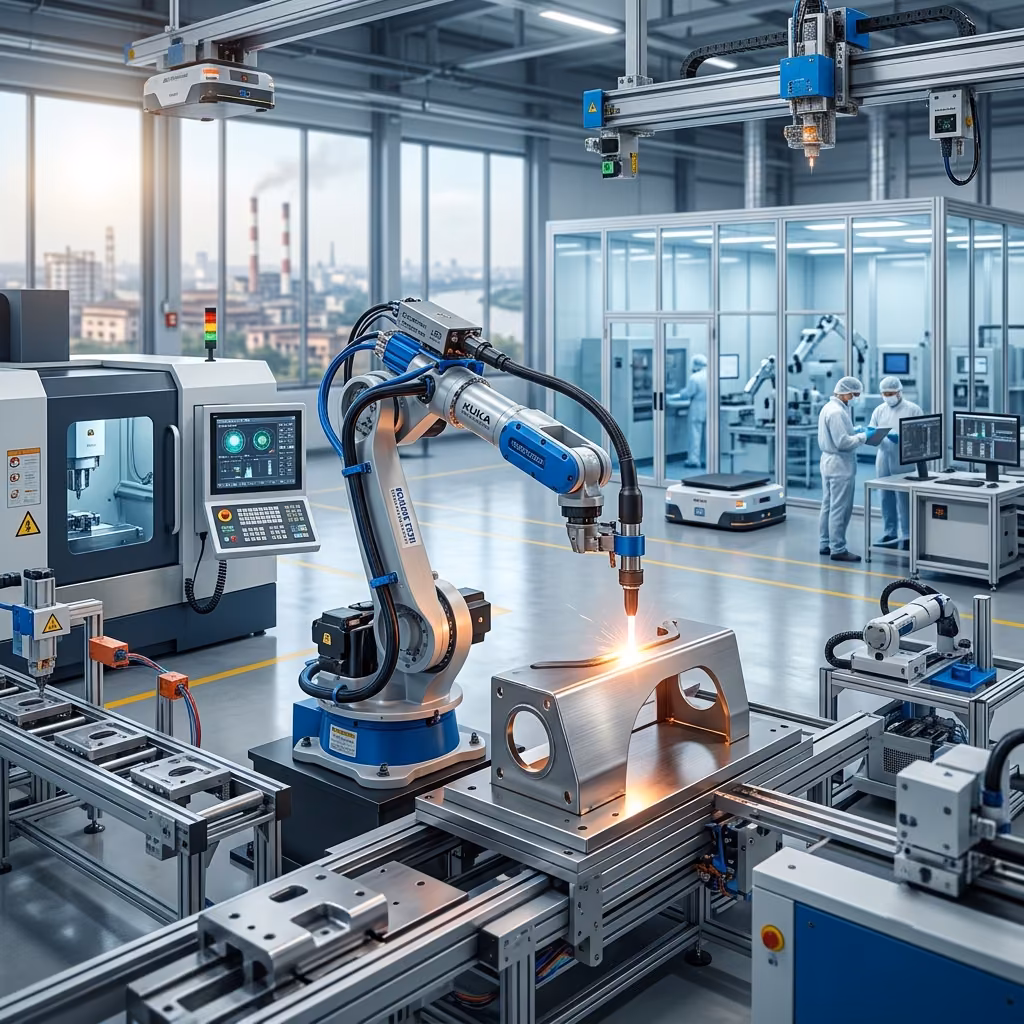 Manufacturing operations, production workflows, and industrial systems